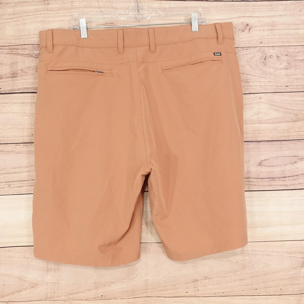 Hurley Shorts Mens 40 Chino Microfiber Stretch 10 Inseam Casual Summer - Picture 4 of 10